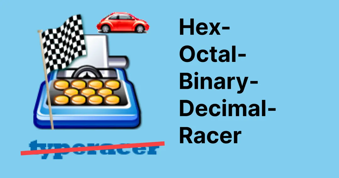 Binary to Hex conversions to pratice game